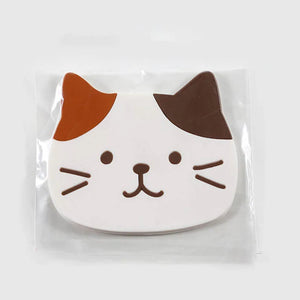 Cute Cat Coaster Silicone Cup Mat Drink Coaster