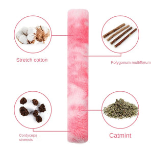 Interactive Cat Chew Toys Kitty Kick Sticks Soft Plush Catnip Toy Durable Cat Kick Toy for Teeth Cleaning and Indoor Playing