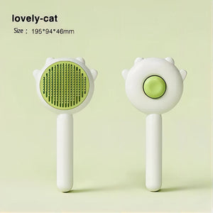 Pet Brush One Button Cleaning Brush Magic Beauty