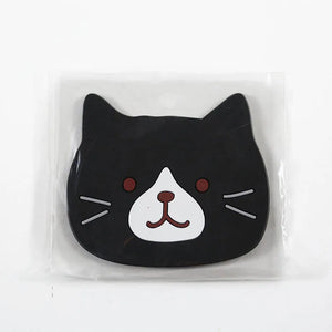 Cute Cat Coaster Silicone Cup Mat Drink Coaster