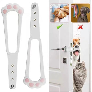 1PC 5 Sizes Adjustable Cat Plastic Door Holder Latch To Let Cat In Cat Door Latch With Stabilizer