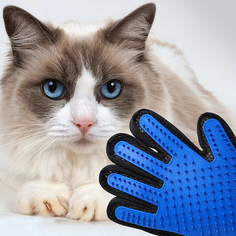 Silicone Pet Gloves Cat Dog Hair Removal