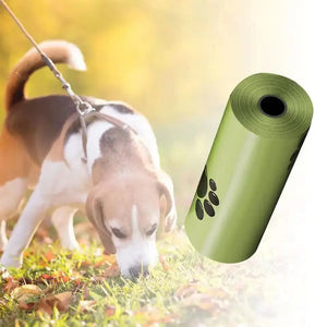 10 rolls Pet Biodegradable Trash Bag Dog Poop Bags Bulk Biobase Leakproof Poop Bag Degradable Cat Waste Bags Pet Supplies