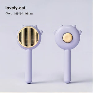 Pet Brush One Button Cleaning Brush Magic Beauty